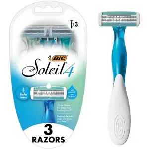 BIC Soleil 4 Women’s Disposable Razors | 4-Blade | 3 Pack BIC Soleil 4 Women’s Disposable Razors | 4-Blade | 3 Pack