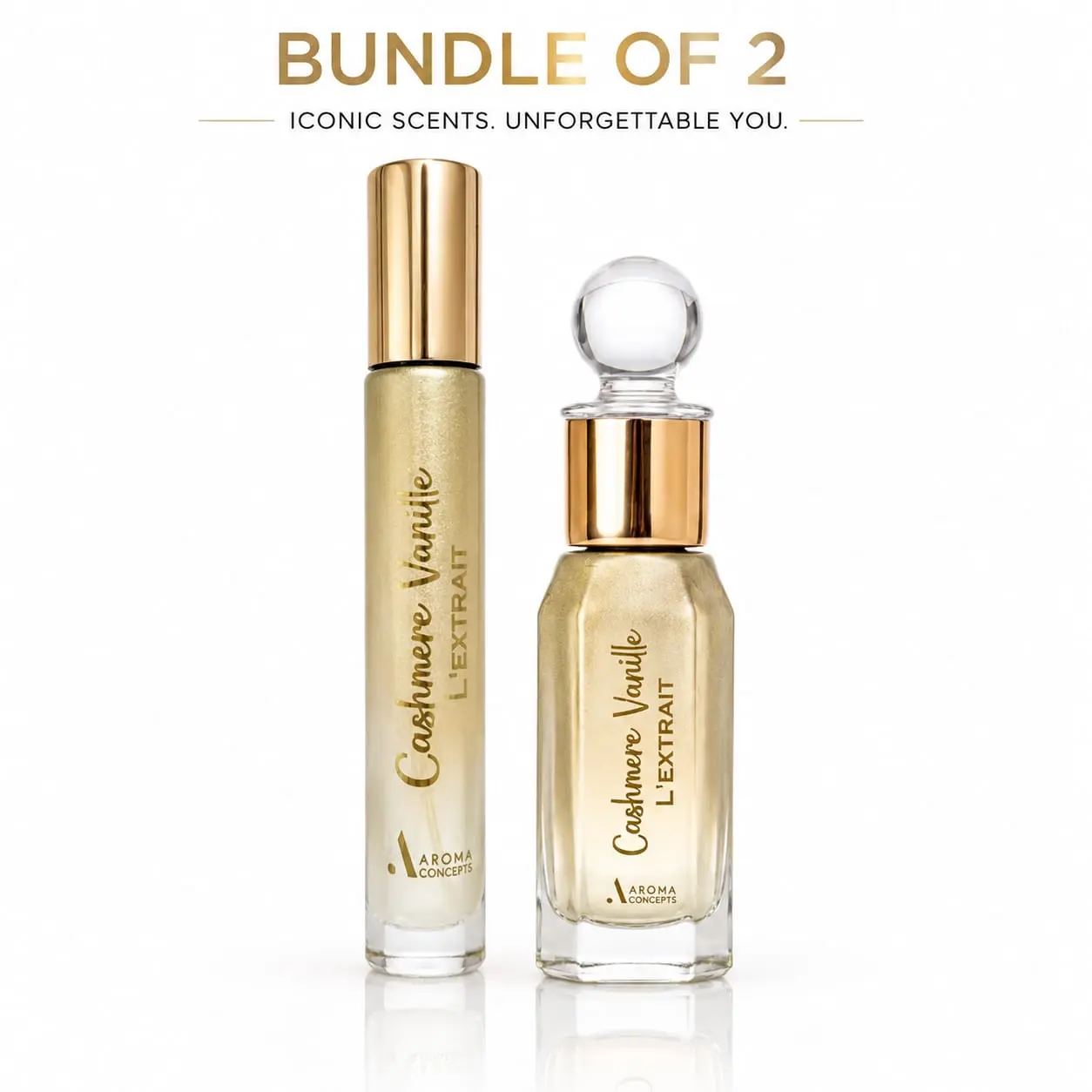 Bundle Cashmere Vanille Travel pack 15ml Edp and perfume oil 14ml Set