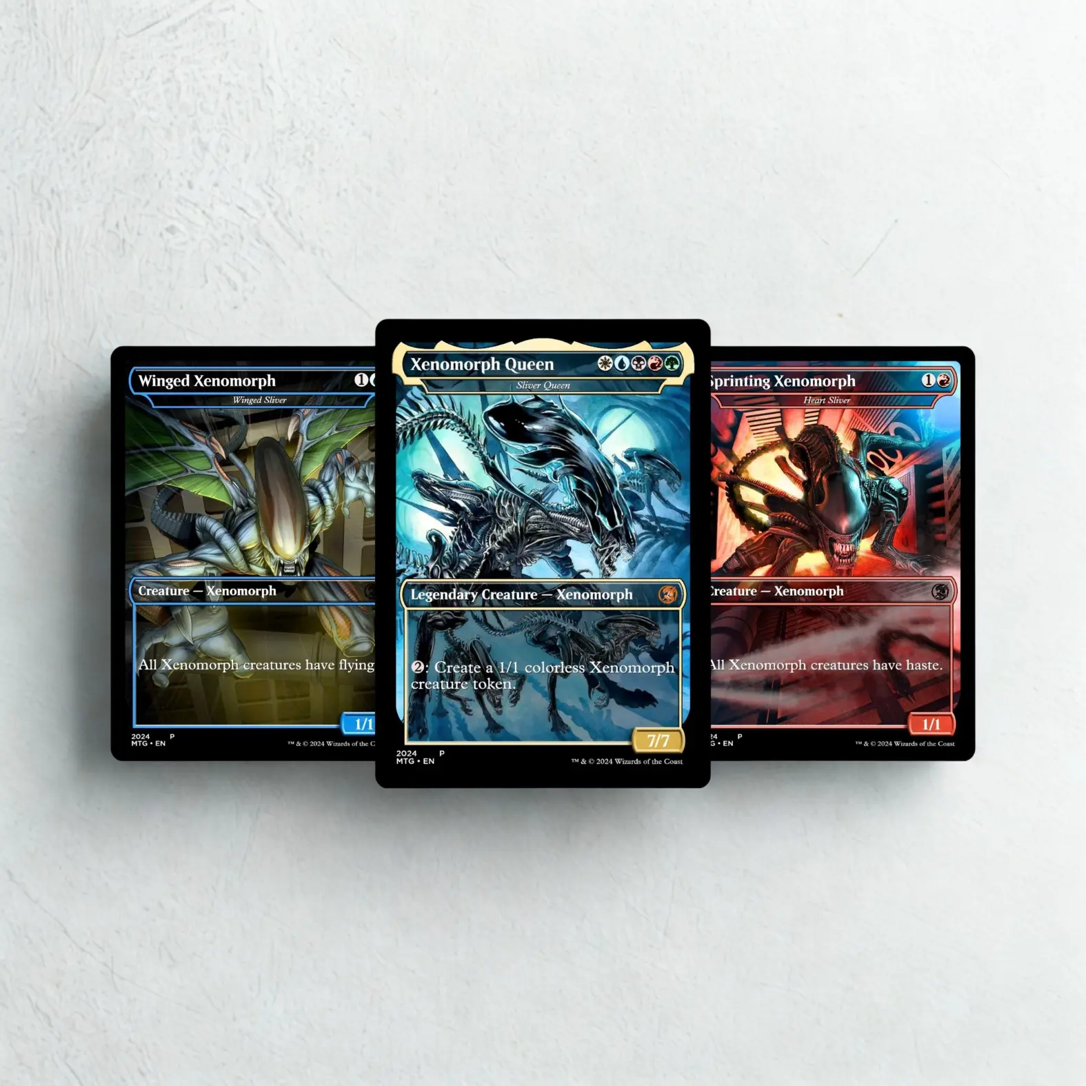 Alien-Themed MTG Commander Deck | Custom Proxy EDH Deck | Magic Commander Cards