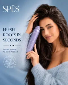 Spēs Dry Shampoo Volume Spray for Oily Hair | Instant Oil Absorption & Root Lift Tech with No White Cast | 36H Long-Lasting Refreshing Hair Mist, 6.08 oz