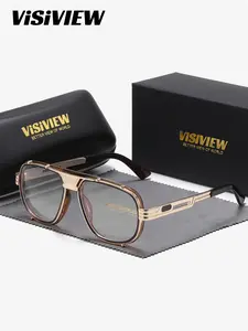 VisiView 1 Pair Unisex Comfortable Lightweight Full Frame Anti Blue Light Plano Glasses Exudes Refinement Frog Frame Plano Glasses