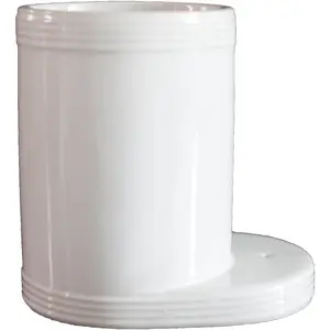 nora fleming Ceramic Utensil Crock - Kitchen Countertop Decor - Perfect Holder for Spatulas, Tongs, Spoons, and More - Pair with One of Our Hand-Painted Minis - White