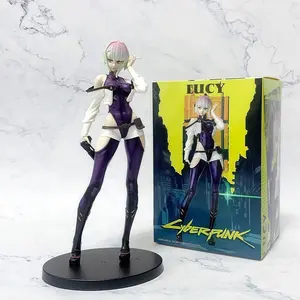 Cyberpunk edge runner edge walker Lucy hand-made cyber wanderer desktop ornaments model doll Owen with Baby Raptor Funko Pop!