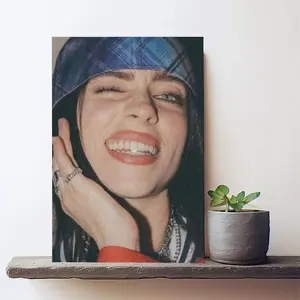 [UNFRAMED POSTER] Bi Poster,Eilish Wall Art,Modern Music Wall Art Home Aesthetic Decor Poster Quality Print