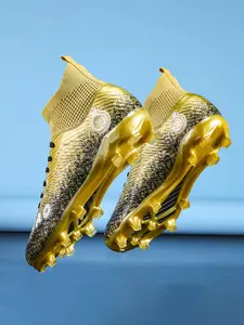 Men's High Top Football Shoes, Football Field Boots, Spikes Non-slip Football Cleats, Lightweight Breathable Comfortable Soccer Shoes, Football Cleats for Adults, Sports Football Shoes
