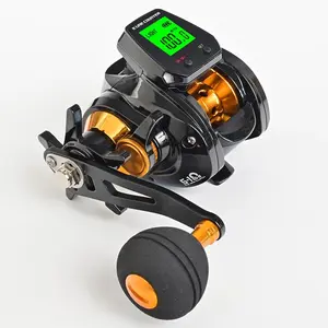 Large Screen Digital Display Baitcasting Fishing Reel, 7.2 High Speed Ratio 10kg Brake Fishing Reel with Digital Display Showing Line Metrics, Fishing Accessories for Outdoor Fishing Tackle