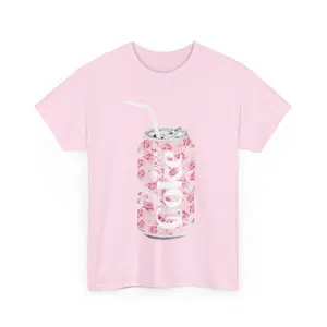 Coquette Coke Shirt, Diet Coke Cute Floral Design, Baby Pink Bow Tee