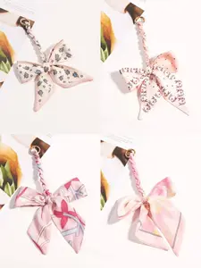 Bags Extender Chain Bowknot Strap, Adjustable Long Shoulder Crossbody Bag Strap, DIY Bag Chain, Geometric Pattern, All Seasons, Bag Accessories