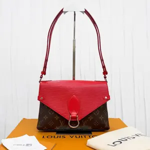 Pre-owned Louis Vuitton Leather Shoulder Bags preloved envelop flap bag microchipped 20984726