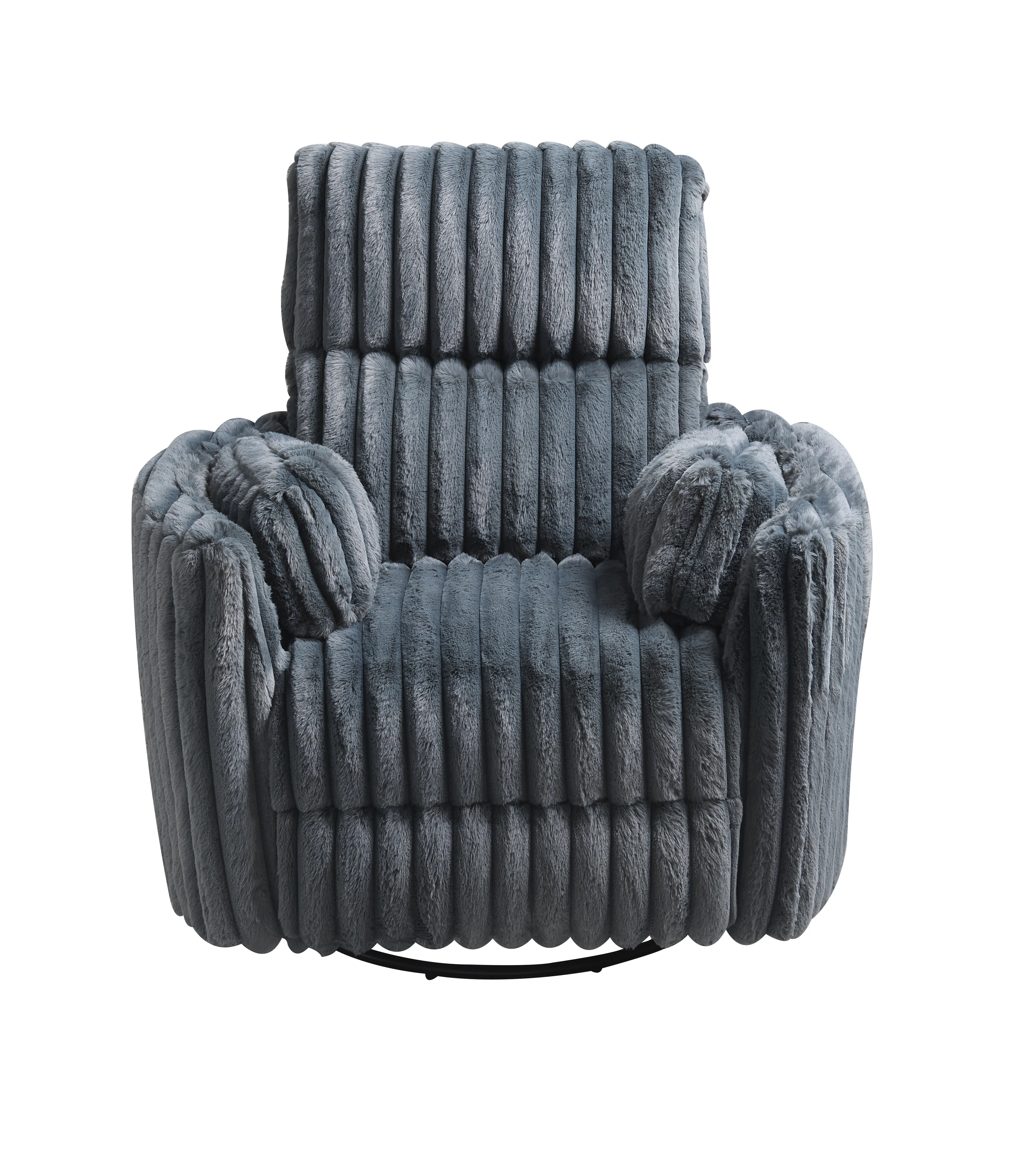 Amerlife Electric Power Recliner Chair - Adult 360° Swivel Rocking Glider, Teddy Sherpa Upholstered Adjustable Arm Recliner with 2 Pillows, USB & Type-C Charging Ports, Christmas Gift Idea, Recliner Chairs, Adjustable Arm Recliners