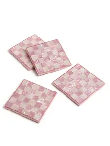 Tickled Pink Coasters - Set of 4