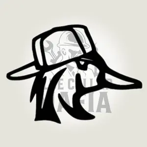 Duck in hat Vinyl Decal