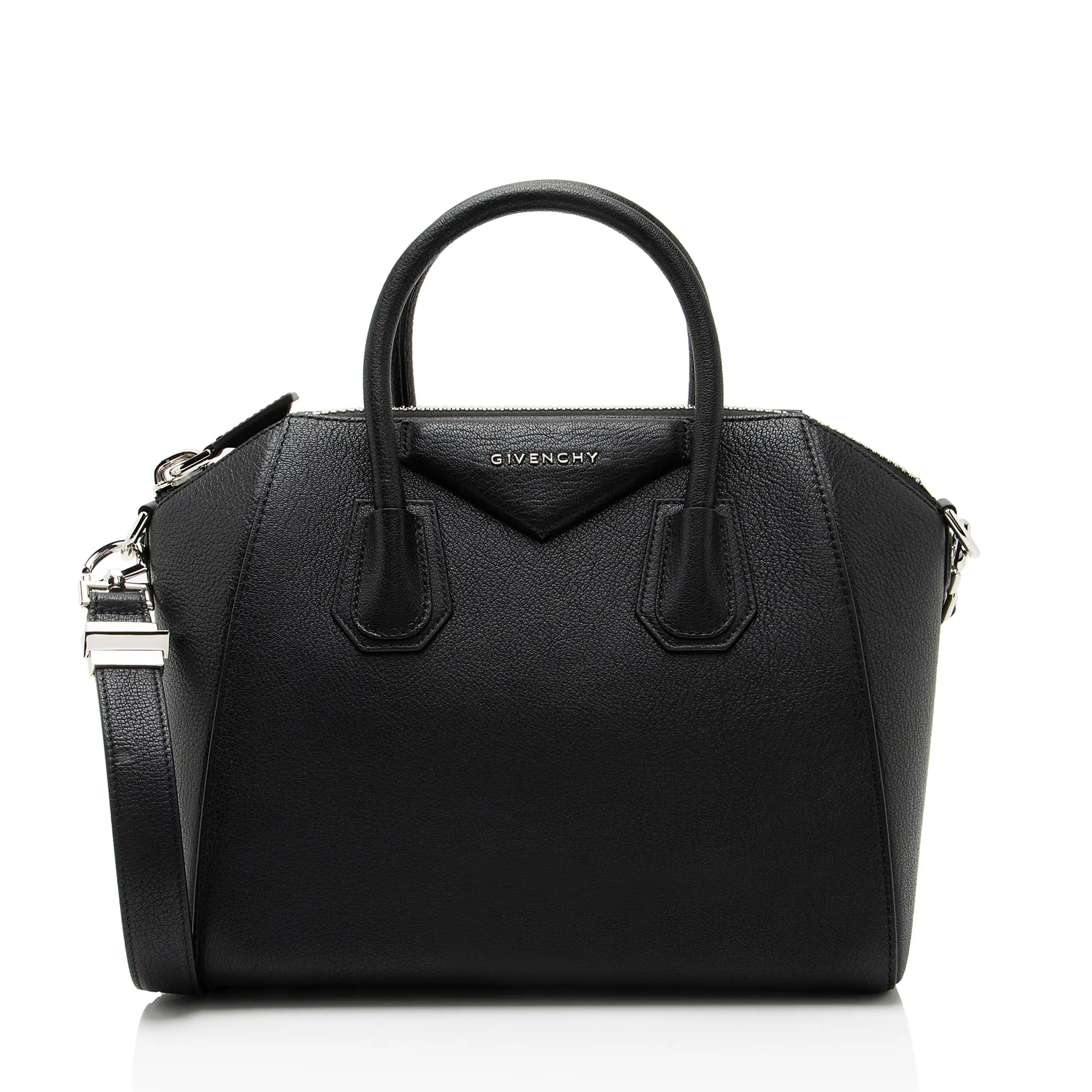 Pre-owned GIVENCHY Goatskin Shoulder Bags Sugar Antigona Small Satchel