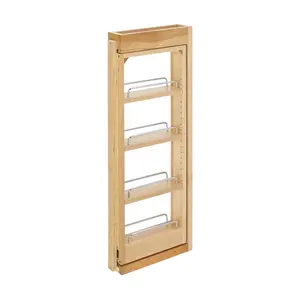 Rev-A-Shelf Pull Out Wall Filler Between Cabinet Shelf Storage 3"x30", 432-WF-3C Rev-A-Shelf Pull Out Wall Filler Between Cabinet Shelf Storage 3"x30", 432-WF-3C