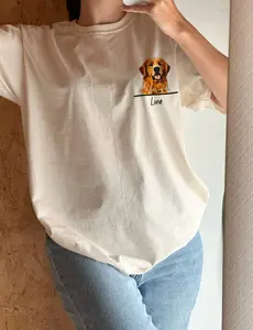 Custom Pet Shirt, Pet Photo and Name Custom Dog Shirt, Personalized Dog Shirt, Custom Dog T Shirts, Pet Shirt, Custom Cat Shirt T-Shirts