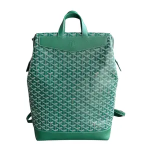 Goyard Cisalpin Canvas Backpack Green