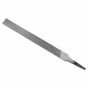 Nicholson 8 in. Half Round Smooth File, Double-Cut File with Flat on Opposite Side, Rounded on 1 Side for Office Filing Needs