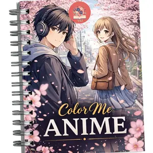 VSJ Color Me Anime. Adult Coloring book