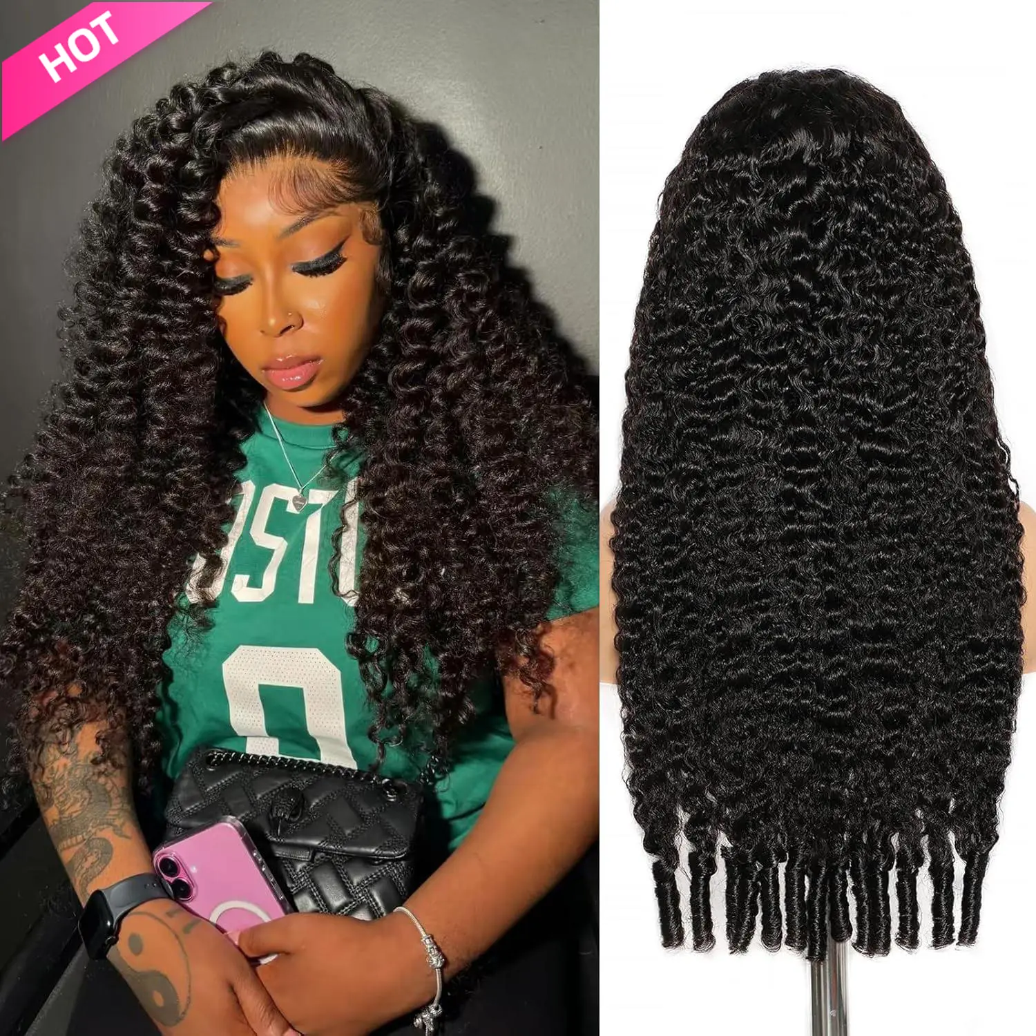 【Hot Sale 】Lemoda 13x6 HD Transparent Lace Front Human Hair Wigs 200 Density Pre-Cut / Pre-Plucked Brazilian Burmese Curly Lace Frontal Wig With Tiny Knots summerwins