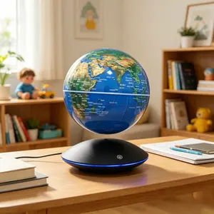 Magnetic Levitation Floating Globe Lamp Rotating World Globe Lamp for Home Office Desk quirky Decor unique christmas gift birthday