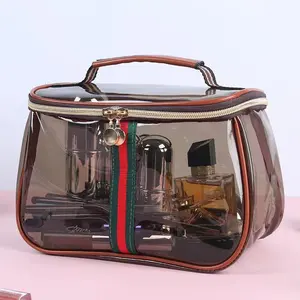 New Luxury Makeup Bag, Large Capacity Waterproof Cosmetic Organizer for Travel, Beach & Bathroom
