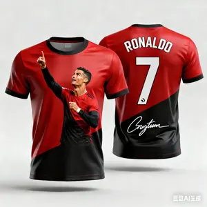 3D Print #7 Style Soccer Jersey, Breathable Sports Training Top for Men & Kids, Casual Football Fan Shirt (Sports & Outdoor Clothing)