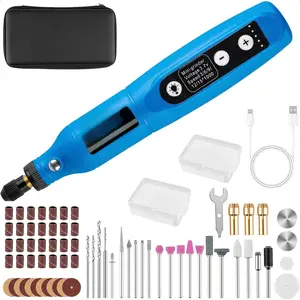 Cordless Rotary Tool, Multi-Purpose Power Rotary Kit with 75 Accessories, 5 Variable Speed & 3.7v Type-C Charging Rotary Tool for Engraving, Sanding, Polishing, Drilling, Grinding, DIY Crafts