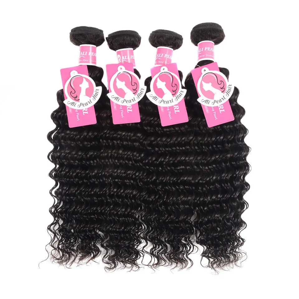 4 Bundle/Lot Deep Wave Brazilian Virgin Hair 4 Bundle/Lot Deep Wave Brazilian Virgin Hair