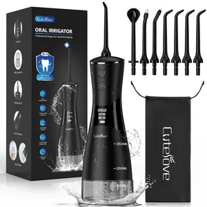 350ML 7-in-1 Cordless Water Flosser,Powerful Oral Irrigator with 5 Pressure Modes and 7 Jet Tips, Ideal Gift for Everyone Christmas Gifts Holiday Gift MothersDayGift
