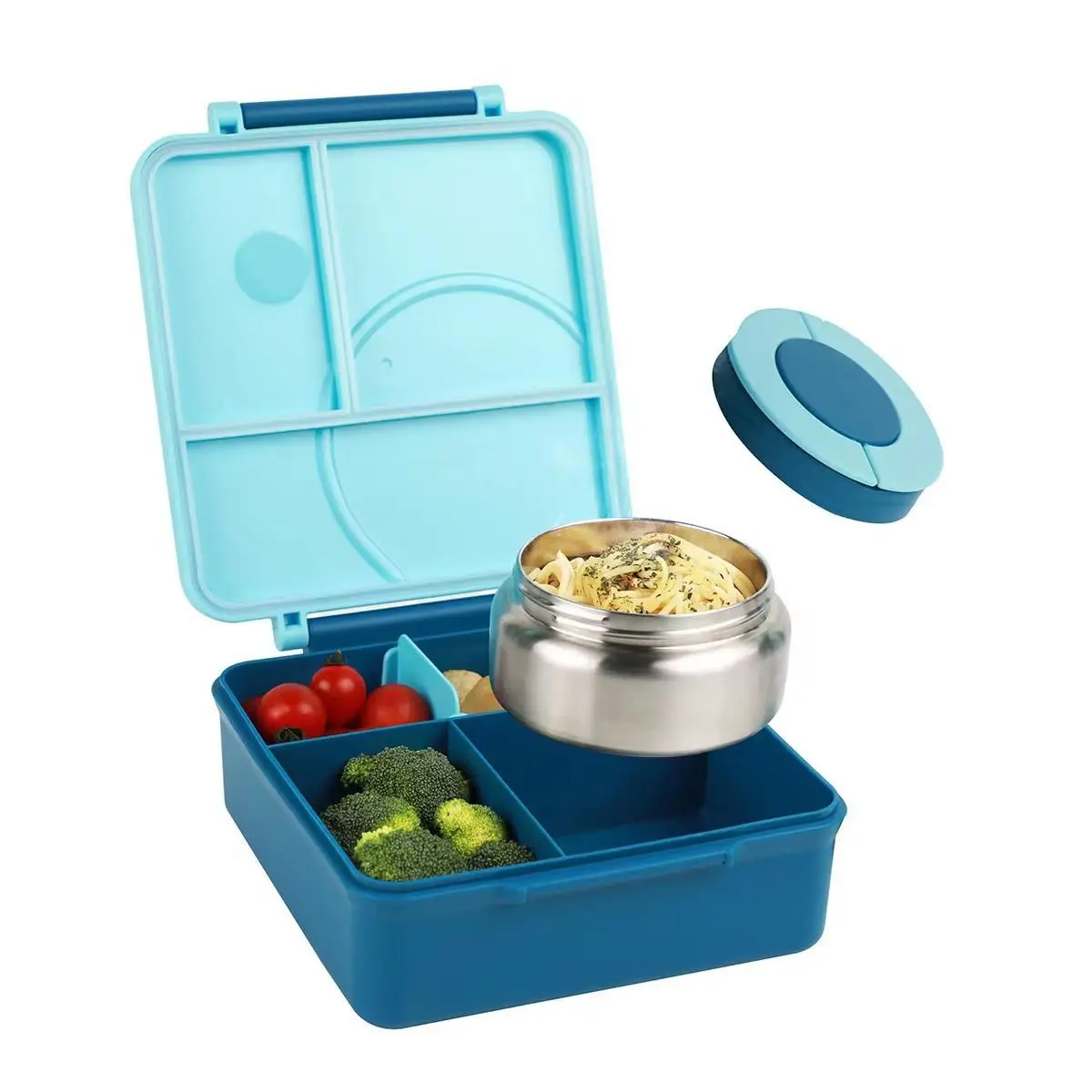 Bento Box for Kids - Insulated Bento Lunch Box with Leak Proof Vacuum Insulated Food Jar
