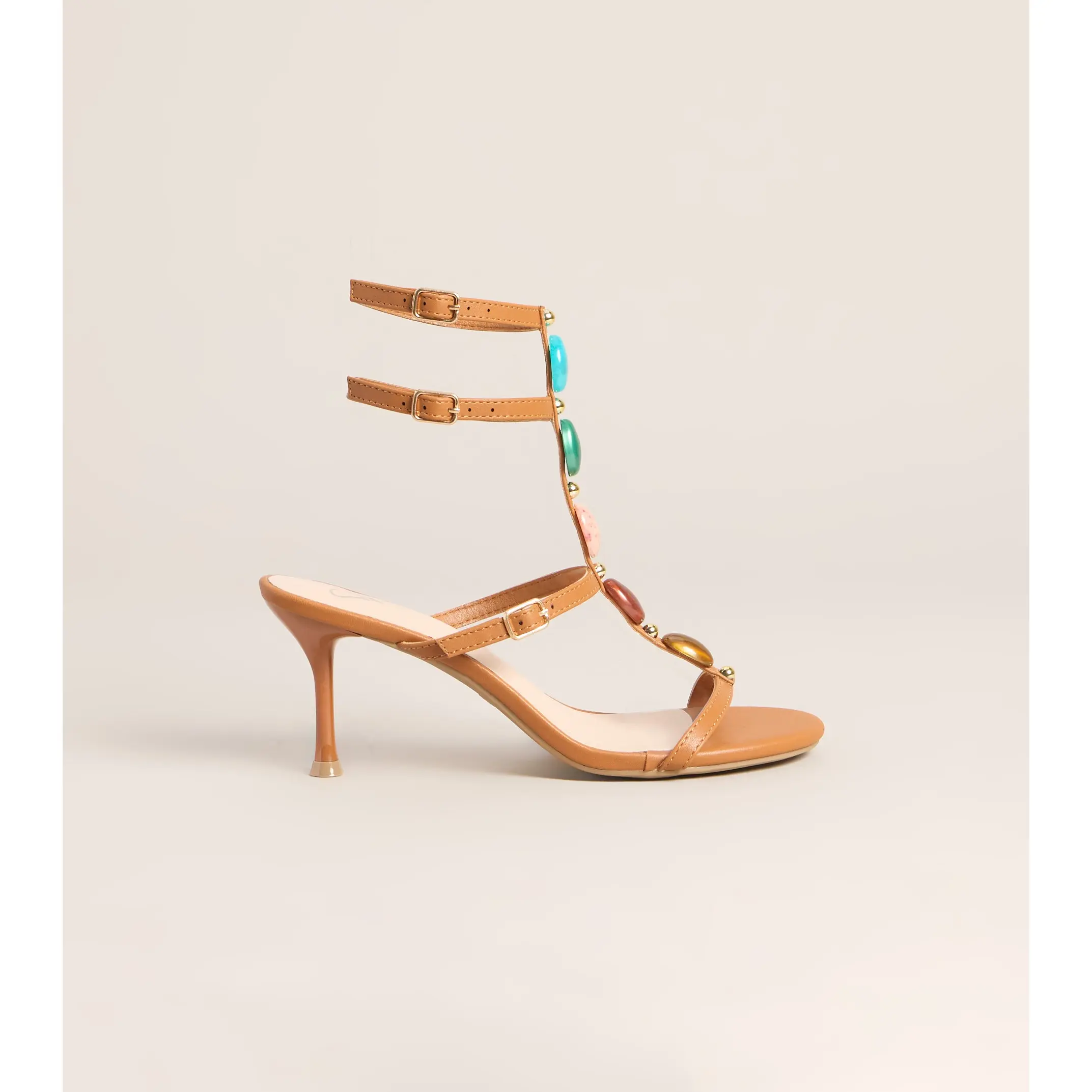 Vacation Goddess Gemstone Stiletto Heels