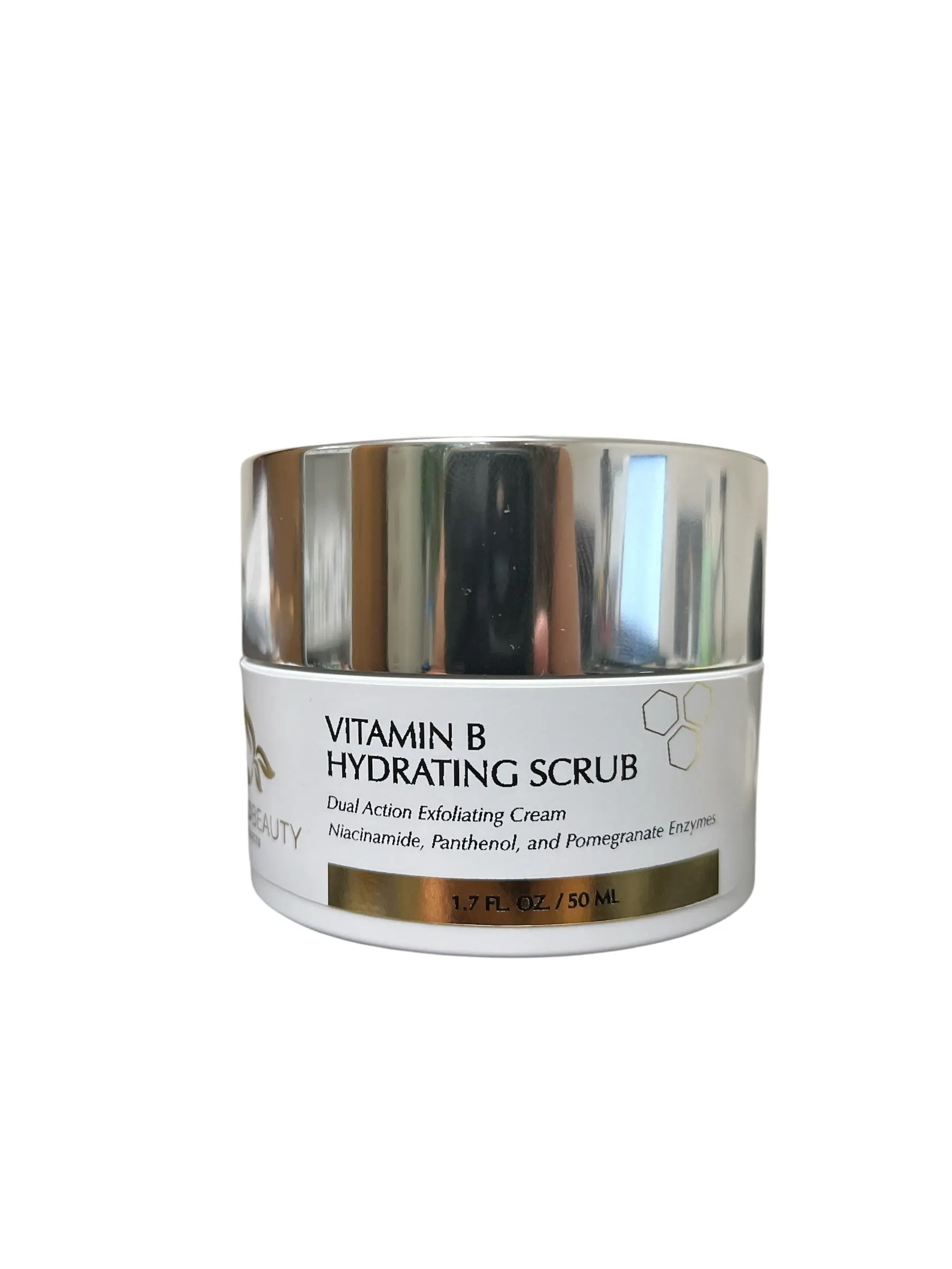 Reiland Vitamin B Hydrating Scrub – Dual-Action Exfoliator with Niacinamide & Pomegranate Enzymes, 1.7 fl oz