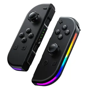 Switch Controller with Motion, Vibration & Wake-Up – For Switch/Lite/OLED, Black LED