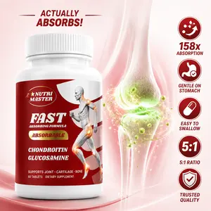 NATURASTAR INC Move Freely Again Joint Support Formula - Fast-Absorbing Chondroitin, Glucosamine Healthcare Supplement for Daily Knee Mobility