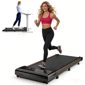 Walking Pad Treadmill, Under Desk Walking Machine with Adjustable Speed Settings, Portable Quiet Compact Treadmill for Home Office Workout