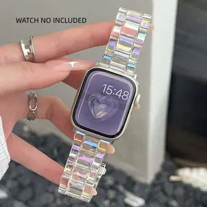 Fashionable Watch Band (Band Only), 1 Count Adjustable Lightweight Watch Band for Women & Men, Wearable Accessories Compatible with Apple Watch Series Ultra3 2 1 S10/SE/S9/S8/S7/S6/S5/S4/S3/S2/S1, Smart Watch Straps, Smartwatch Strap
