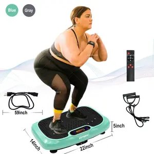 HOTWAVE Vibration Plate Machine, 450 lbs weight capacity, full-body workout vibration plate, home fitness equipment