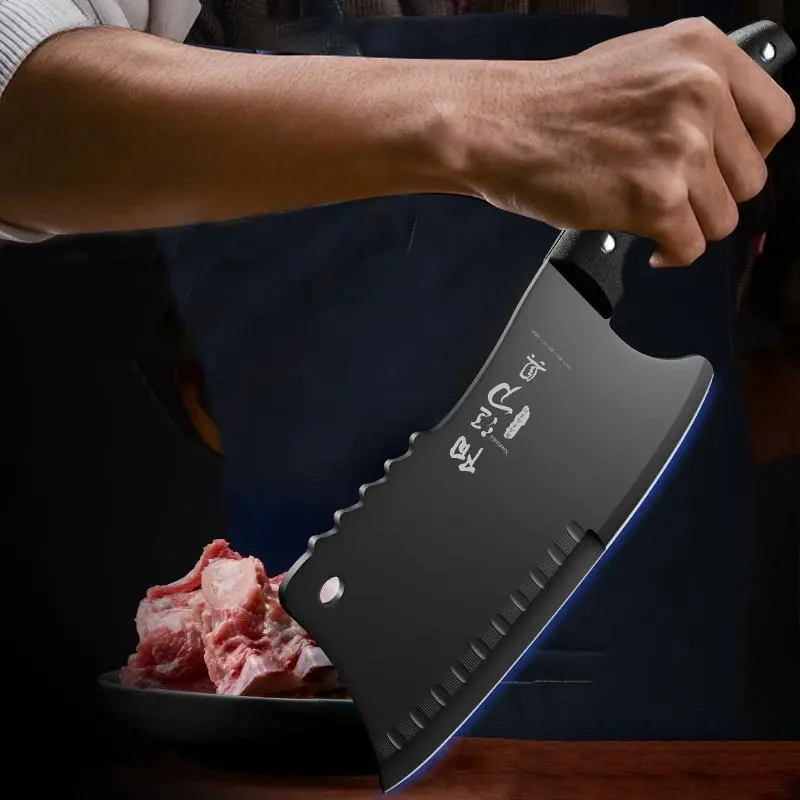 Stainless Steel Kitchen Knife, 1 Count Household Kitchen Knife, Modern Cooking Multifunctional Kitchen Cutting Tool for Meat & Fruit & Vegetable, Meat Bone Cleaver, Meatknife, Kitchen Gadgets, Kitchenware, Stainless Steel Knives