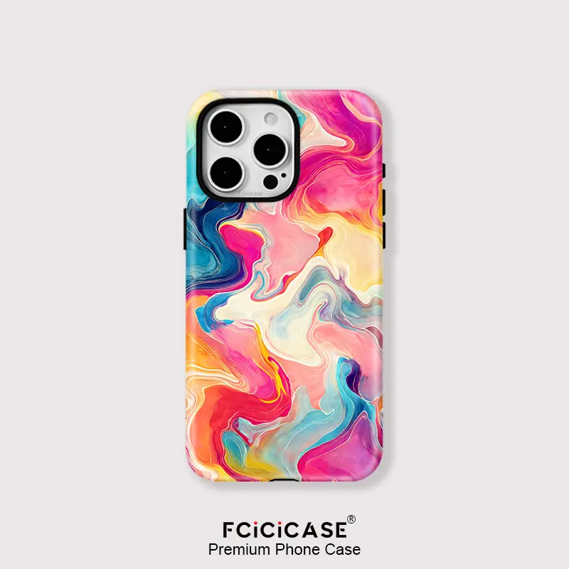 Wireless charging protective case with a magnetic Double Layer color stripe design, compatible with iPhone 17/16/15/14/13/12/11 Pro Max/XS/X/XR/7P/8P, making it the perfect gift for friends, family, or yourself during the holidays., Cover, Accessories, Ca