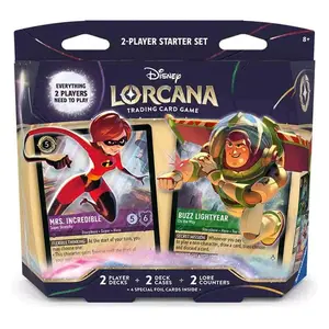 Lorcana 2 player deck starter set english tcg