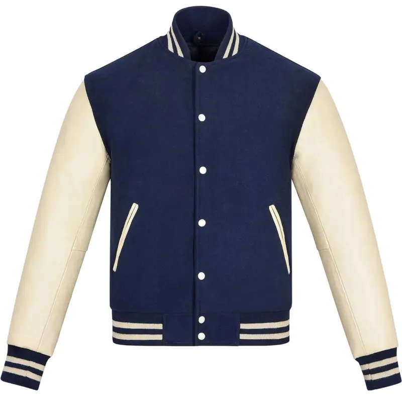 Varsity Jacket Baseball Letterman Jacket– Wool and Leather Premium Quality Unisex Basketball Jacket
