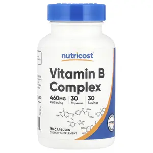 Nutricost Vitamin B Complex, 30 Capsules