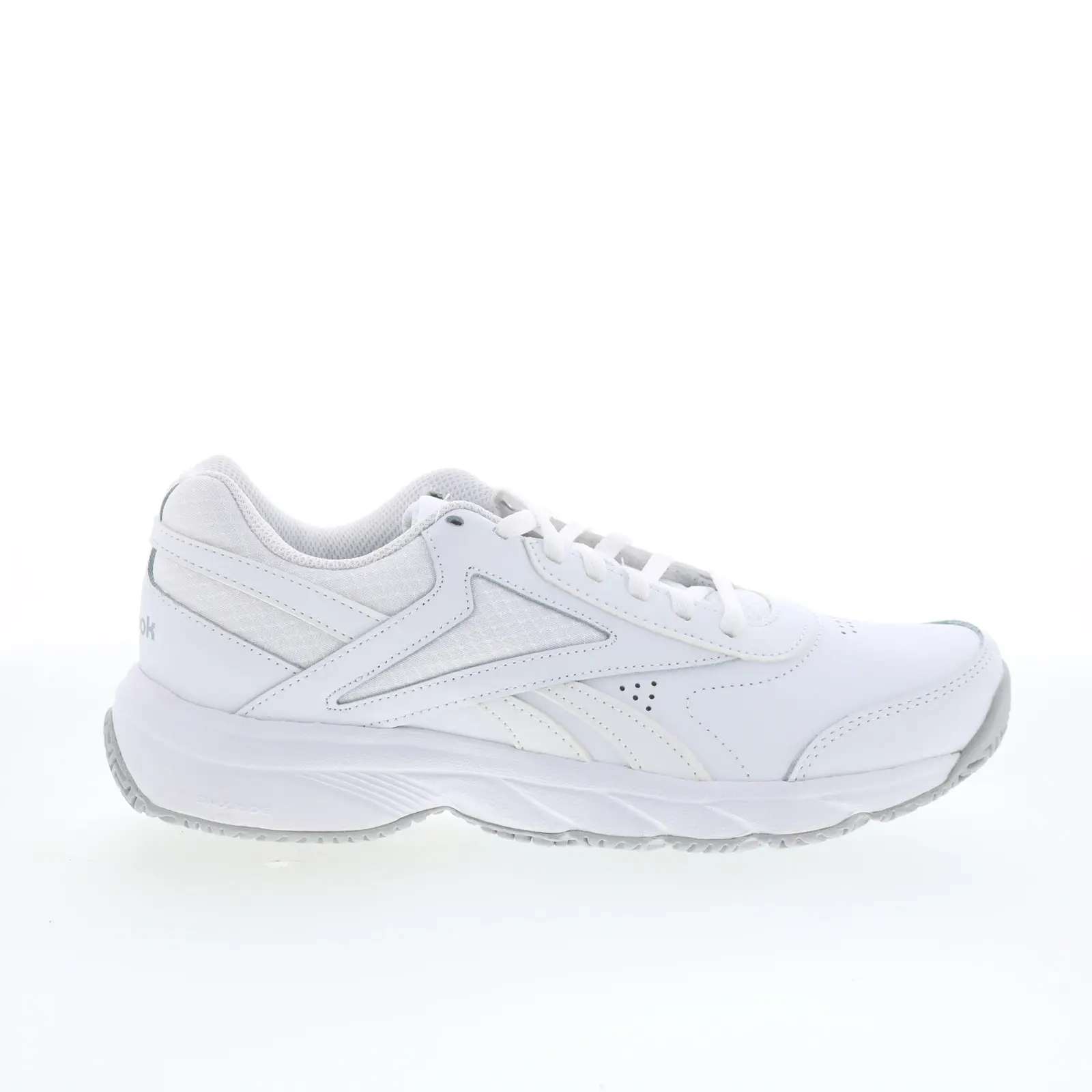 Reebok Work N Cushion 4.0 Mens White Leather Lace Up Work & Safety Shoes