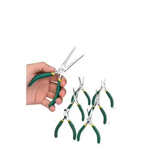 Mini Pliers Needle Nose Pliers Multi-Functional Electrician Wire Stripping Pliers Steel Wire Pliers Diagonal Pliers Jewelry Pliers