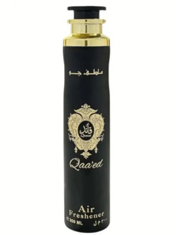 Lattafa Qaa'ed Scented Aromatic Scent Air Freshener - Unisex Fragrance, Long-Lasting Aroma, 300ml for Home, Car