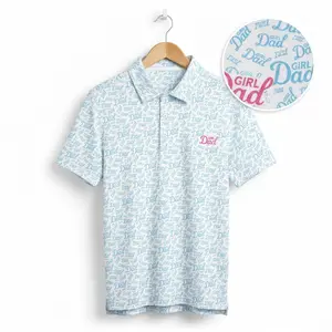 [SHIP FROM US] Funny Girl Dad Golf Polo – Father Daughter Bonding Shirt, Father’s Day Gift for Dad, Men’s Golf Polo Shirt