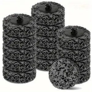 5pcs Quick Change Easy Strip Discs - High-Performance Paint Stripping Wizard - Durable Black Abrasive Wheel for Effortless Welds, Rust & Paint Removal - Perfect Drill & Die Grinder Attachment