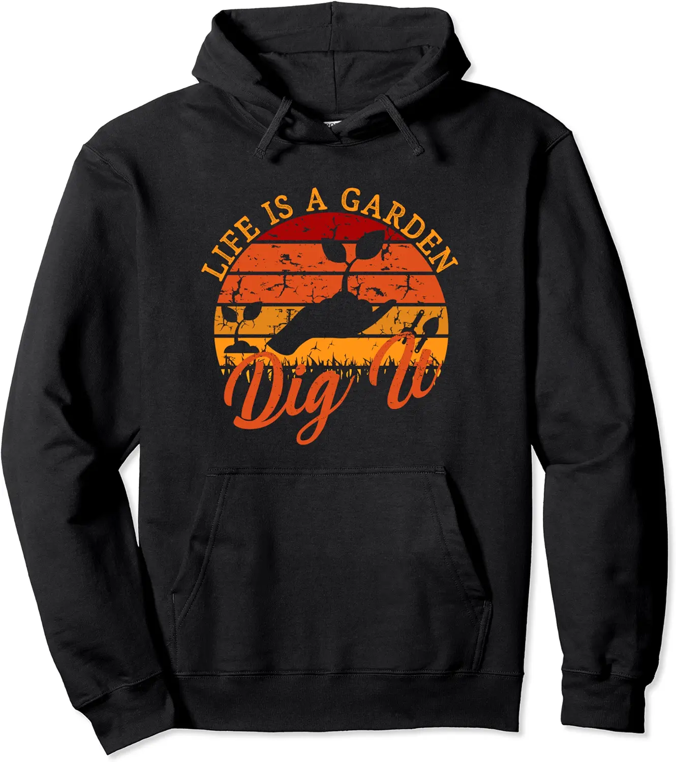Life is a Garden Dig it Barnyard Harvest Farming Barn Cattle Pullover Hoodie - Nallelycor Shop 94B09GS3BJ8W