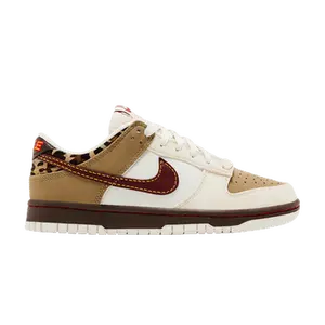 Nike Wmns Dunk Low 'Khaki Team Red'