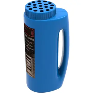 82-YJ487 Spreader, Salt and Seed Spreader, Also for Fertilizer, Deicing/Ice Melt By  (Multipurpose Tool for Lawn Garden and Yard) (Blue), 5.5" (L) x 3.5"(W) x 10.5" (H)